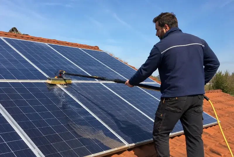 Nettoyage et entretien de panneaux solaires à Sainte-Florence